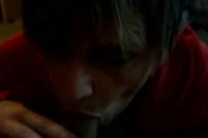 Sucking short penis during the time that lewd guy was filming me on camera