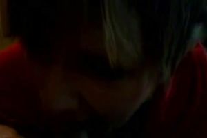 Sucking short penis during the time that lewd guy was filming me on camera