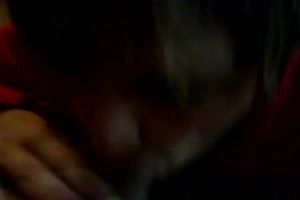 Sucking short penis during the time that lewd guy was filming me on camera