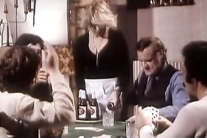 This wicked whore likes the feel of his hard dick in her throat