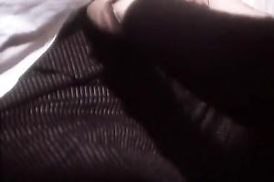 This wicked whore likes the feel of his hard dick in her throat