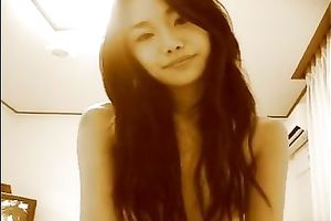 Asian GF sucks and rides my shaft and lets me cum in her bushy vag