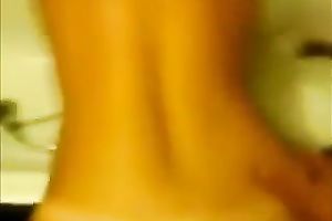 Amazing rear banging in the baths with a short-haired golden-haired