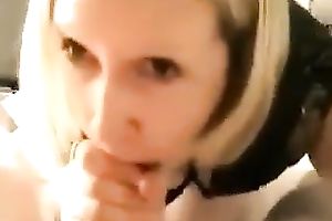 Light haired mother I'd like to fuck could not stop engulfing tasty large dong of my buddy