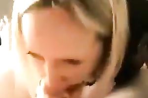 Light haired mother I'd like to fuck could not stop engulfing tasty large dong of my buddy
