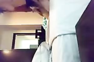 Ardent sex with my charming brunette hair BBC slut in bedroom