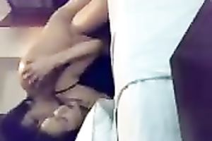 Ardent sex with my charming brunette hair BBC slut in bedroom