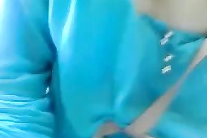 Quite hawt and all natural youthful housewife is fond of riding pecker outdoors