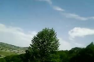 Quite hawt and all natural youthful housewife is fond of riding pecker outdoors