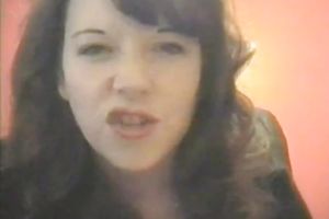 Lustful mother I'd like to fuck with big boobs and chunky butt flashes her privates on webcam