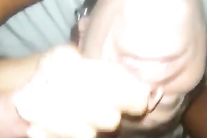 Lusty dark brown slender hooker was busy with blowing unbending schlongs during three-some