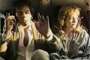 Couple celebrating girlfriend's birthday on a intimate jet