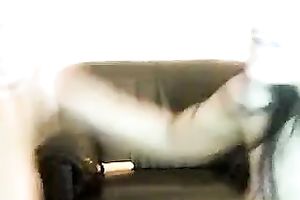 Filthy dark haired slutty wife riding my dick in reverse cowgirl position