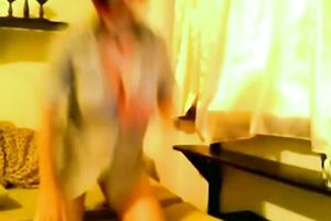 Redhead white hottie shows off her body on cam