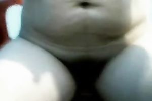 Slutty Indian floozy with saggy bra buddies rubbing wet snatch passionately