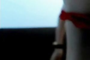 Slutty Indian floozy with saggy bra buddies rubbing wet snatch passionately