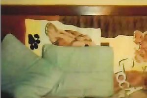 Leggy black haired babe goes solo and pets her soaked inviting bawdy cleft