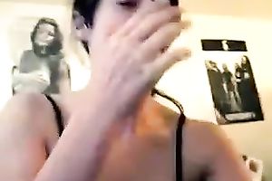 Black haired incredibly hungry for ball cream nympho gives a great oral-sex