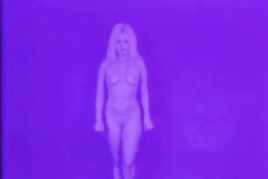 Horny and sexy wench with nice shape receives her bazookas licked