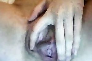 Outstanding web camera breasty playgirl masturbating in her ottoman