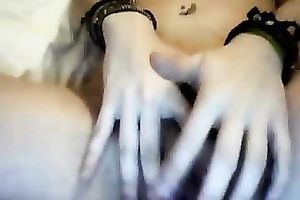 Outstanding web camera breasty playgirl masturbating in her ottoman