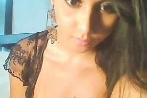 Perfect large breasted webcam sexpot went solo to cause my hard boner