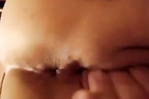 Curvaceous white bitch undressed showing off her sexy moist body