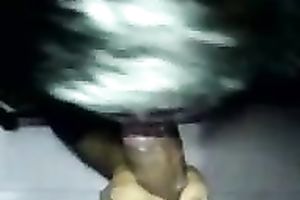 Voracious dark skin weenie paramour gives me head in her impure bedroom