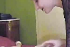 Sexy and slim milf got freaky and sucked my weenie in the suit of a witch