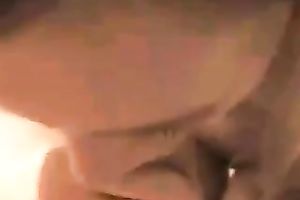 Adorable golden-haired gal engulfing large 10-Pounder deepthroat in POV