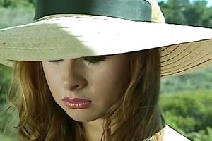 Stunning and elegant classic blond sweetheart team-fucked on the couch