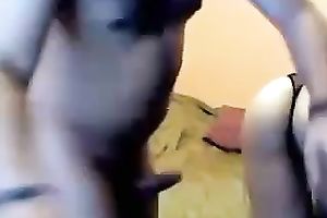 Wondrous web camera dark brown gives head in advance of being teased by her BF