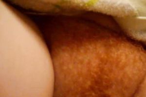 Mature wifey has the hirsute pubic hair of the fire color