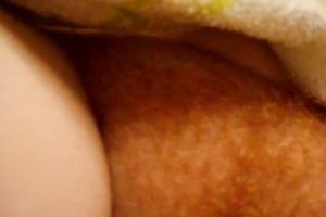 Mature wifey has the hirsute pubic hair of the fire color