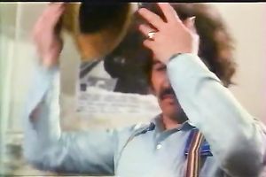 Hot short-haired brunette is enjoying her lover's unyielding schlong