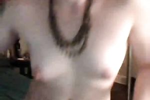 All natural blond webcam honey plays with her puffy billibongs and shaved muff