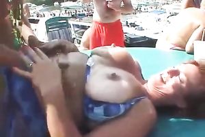 I love to lick my horny girlfriend's large delightful milk cans