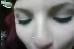 Redhead white big beautiful woman dick paramour blowing my weenie on POV tape