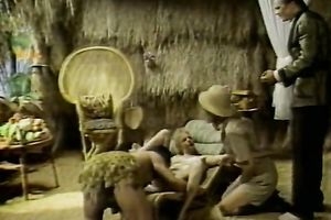 Retro porm compilation with jism swallowing and FFM 3some