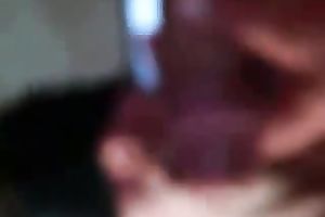 Blind folded dilettante girl gives oral and acquires cum load