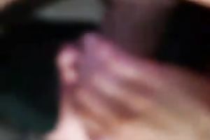 Blind folded dilettante girl gives oral and acquires cum load