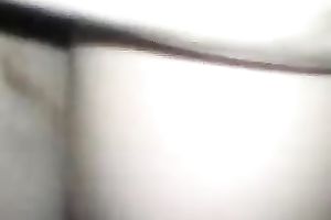 My boyfriend was spooning my large mounds and licking my moist cum-hole