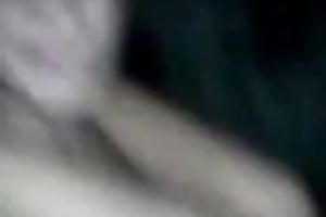 My boyfriend was spooning my large mounds and licking my moist cum-hole