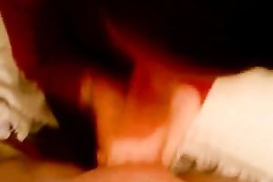 My lovely girlfriend sucks my lengthy shlong until I cum in POV