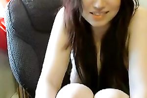 Awesome green eyed dyed haired playgirl played wicked on web camera for me
