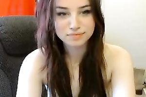 Awesome green eyed dyed haired playgirl played wicked on web camera for me