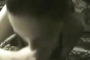 My cute brunette GF manages to milk my weenie dry in her mouth