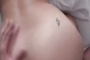 Fucking my girlfriend hard until I dump my load all over her large booty