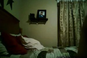 Stunning white arse of an dilettante brunette white women on web camera