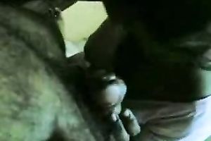 Indian breasty cutie engulfing my wang on non-professional exotic sex movie scene